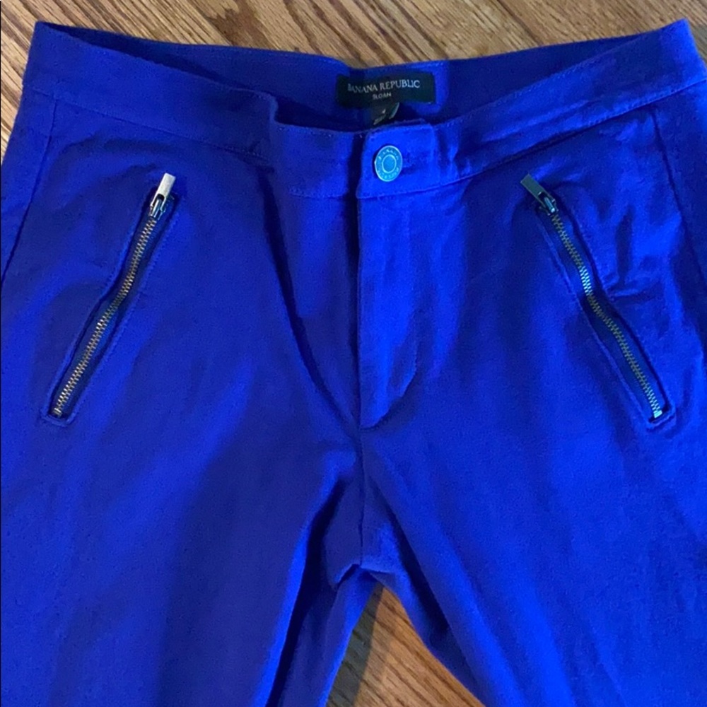 Banana Republic skinny pants with ankle zip-size 4